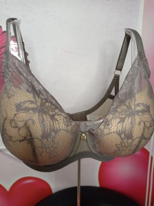 Biustonosz LEMAX Celebrity - push up szary