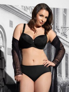 Biustonosz Corin Virginia usztywniany czarny