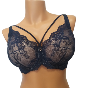 Biustonosz oddychający LEMAX  Celebrity - spacer granatowy