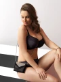 stanik usztywniany CORIN Natalie full cup z glebszymi miseczkami czarny na sredni i wiekszy biust.webp
