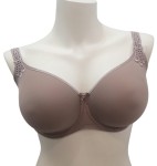 Biustonosz CORIN Virginia usztywniany gładki oddychający Cappucino