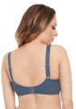Biustonosz CORIN Virginia gładki SPACER w kolorze Blue Jeans tył