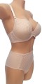 komplet bielizny LEMAX Secret gładki beżowy bokiem