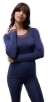 Koszulka z długim rękawem 100% merino damska CHANTELLE niebieska.png