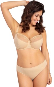 Biustonosz półusztywniany gładki CORIN Bella stanik semi soft beżowy