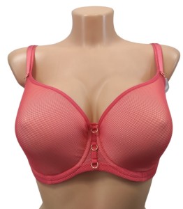 Biustonosz Lemax Savannah usztywniany - malinowy róż