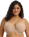 ELOMI Nerina biustonosz miękki plunge beżowy niski mostek