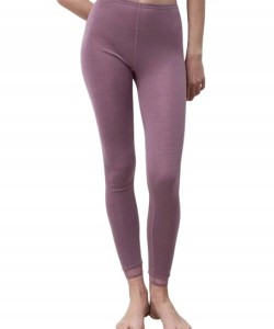 Legginsy merino damskie CHANTELLE termoaktywne 100% wełna kolor jagodowy