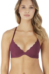 Biustonosz B. TEMPTED push-up bordo